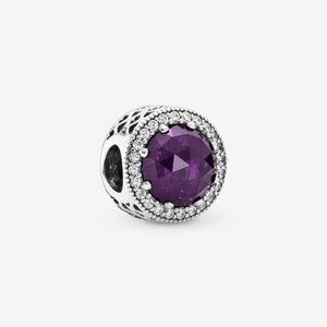 Radiant Hearts Charm, Royal-Purple Crystal PANDORA